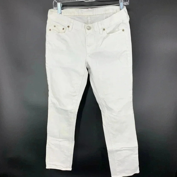 J. Crew the matchstick 30x29.5 white jeans - Picture 4 of 12
